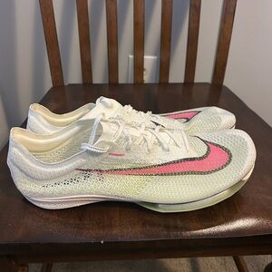 Nike Air Zoom Victory 'Sail Fierce Pink' Track Spikes Men's CD4385-101‎ size 15